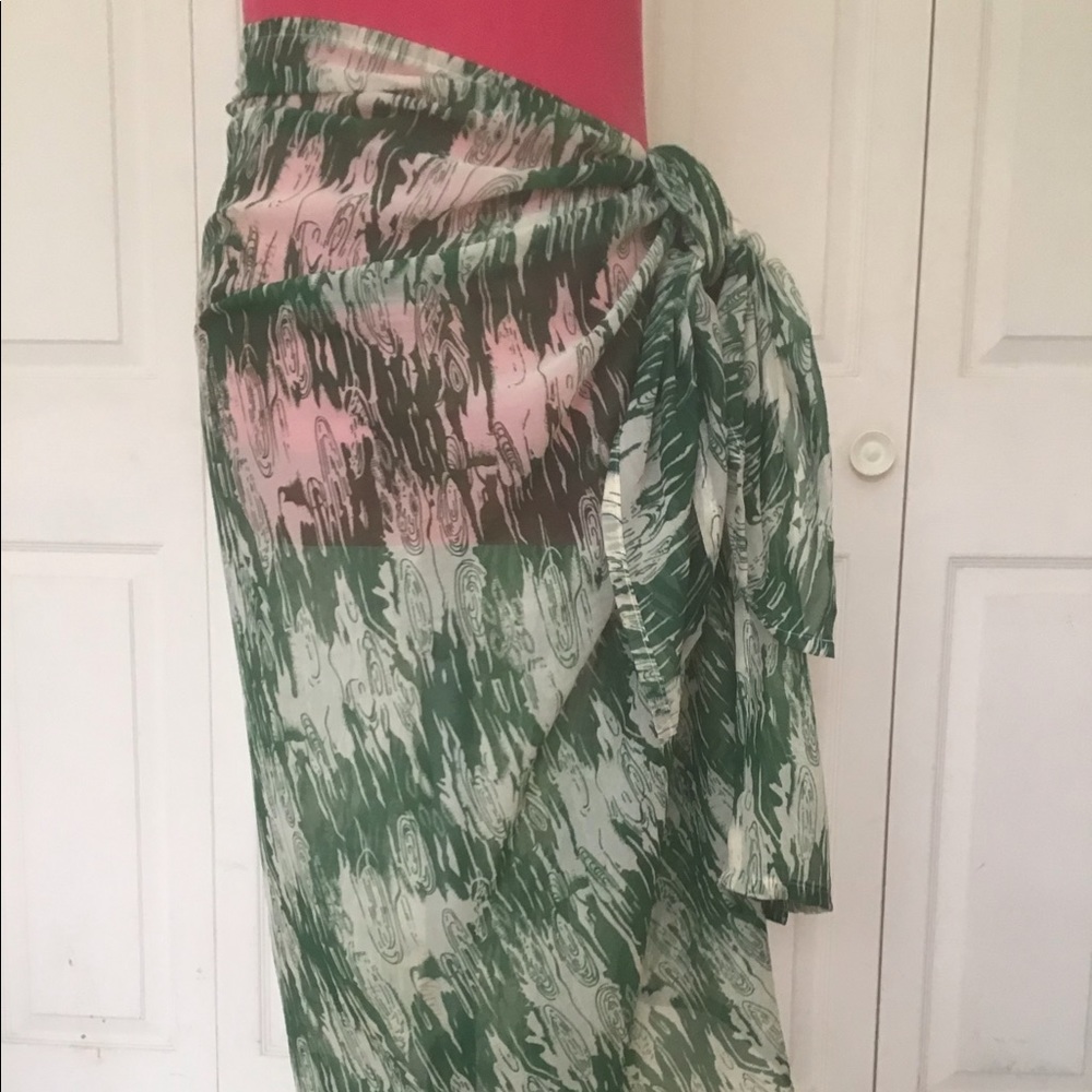 NWOT Sarong Handmade from Vintage Sari Fabric